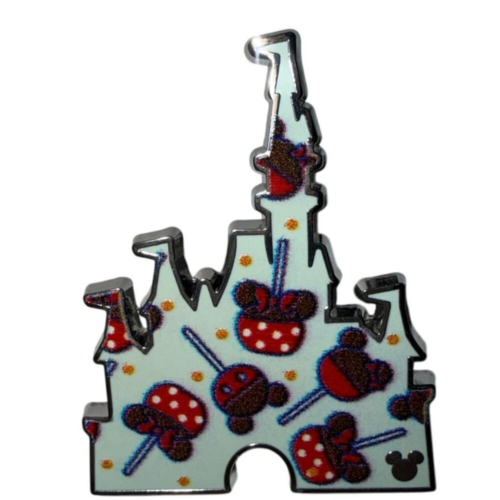 2025 Castles Candy Apple Pin Hidden Mickey Disney Castle